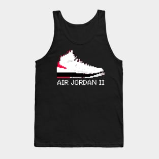 AIR JORDAN II RETRO PIXELATED ART SHOE COLLECTION Tank Top